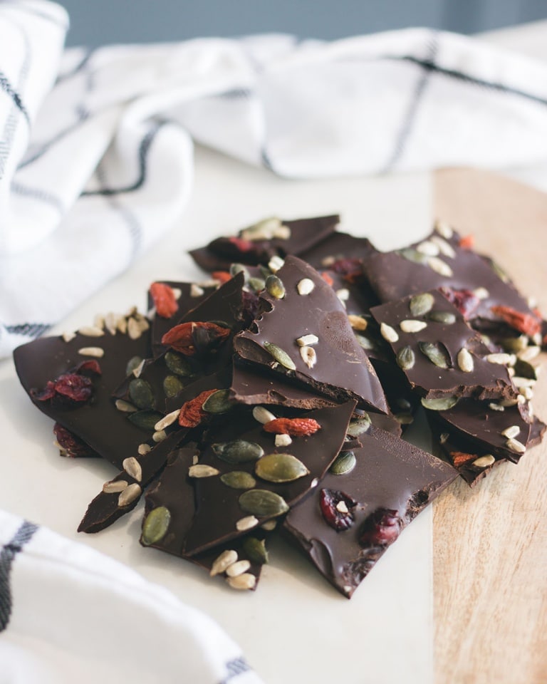 Chocolate brittle recipe with cranberries